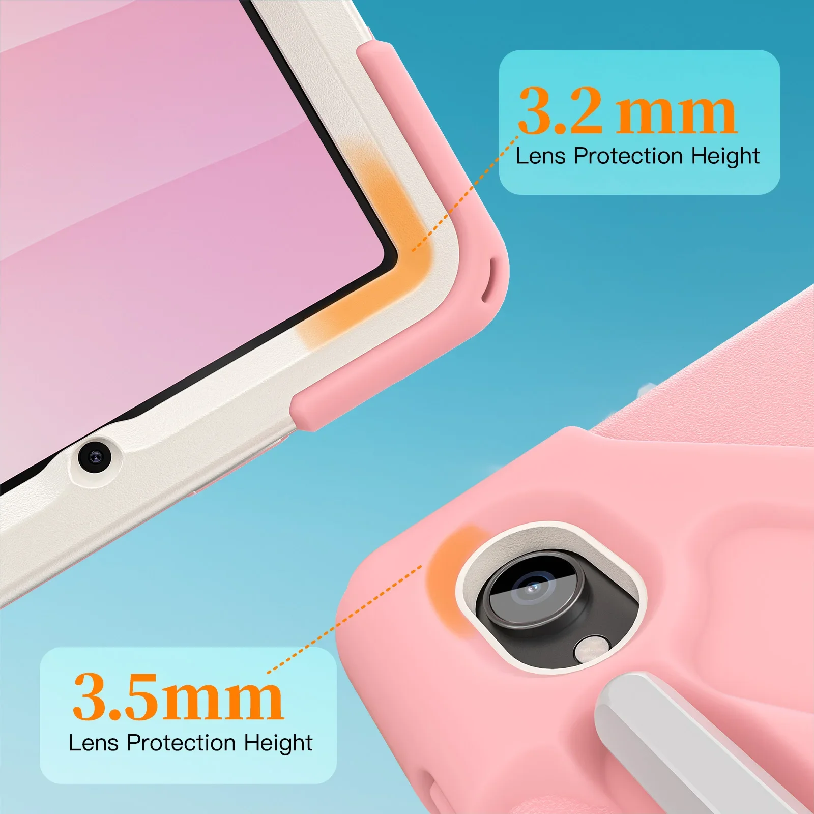 Armor Kids Case For Samsung Galaxy Tab S11 11 inch SM-X730 SM-X736 SM-X736B Tablet Cover Hard PC Stand Shockproof With Strap 5