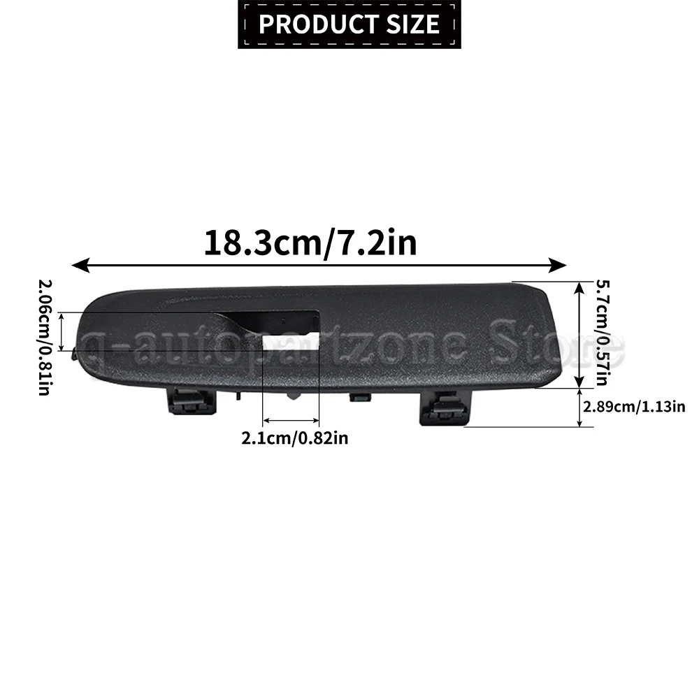 Passenger Window Switch Bezel for RIFTER PARTNER  BERLINGO COMBO  Button Frame Trim Cover Replacement 98167918ZD