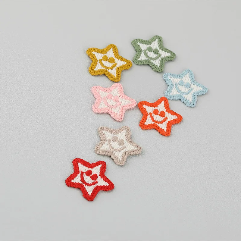 Star Embroidery Patches Stickers, Badge Patches, DIY Sew on Patch for T Shirt Clothes Bag Backpack Jeans, 10Pcs