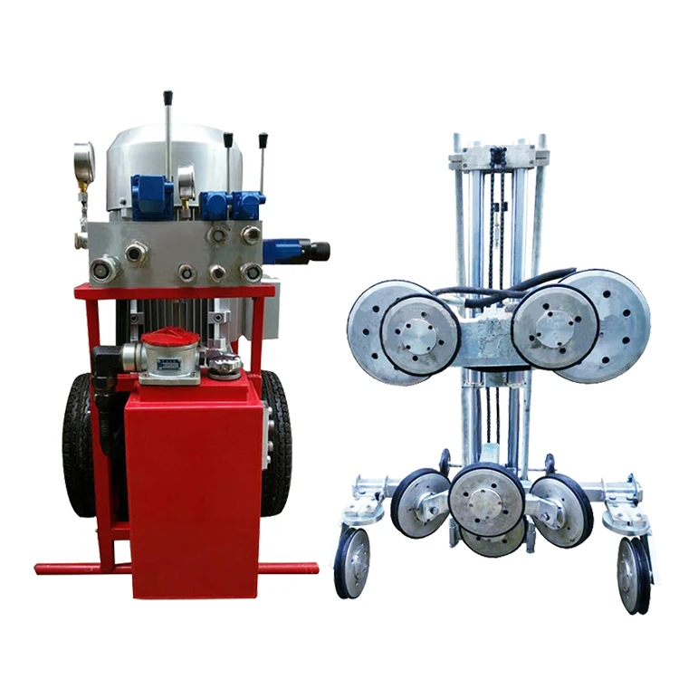 Abrasive Wire Saw Water Jet Granite Cutting Machines Wire Saw Machine