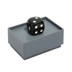 Magic Dice Trick 7 Black Die And Box Amazing Miracle Number Change Predict Effect Close Up Magic Stage Magic Magicians Gimmick