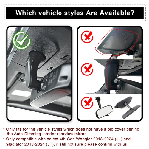 Imagen 2 del producto Mangoal 4K cámara de salpicadero para Jeep Gladiator JT 2020-2024 Mojave Overland Rubicon Wrangler JL 2018-2024 WiFi App GPS Dash cámara de coche