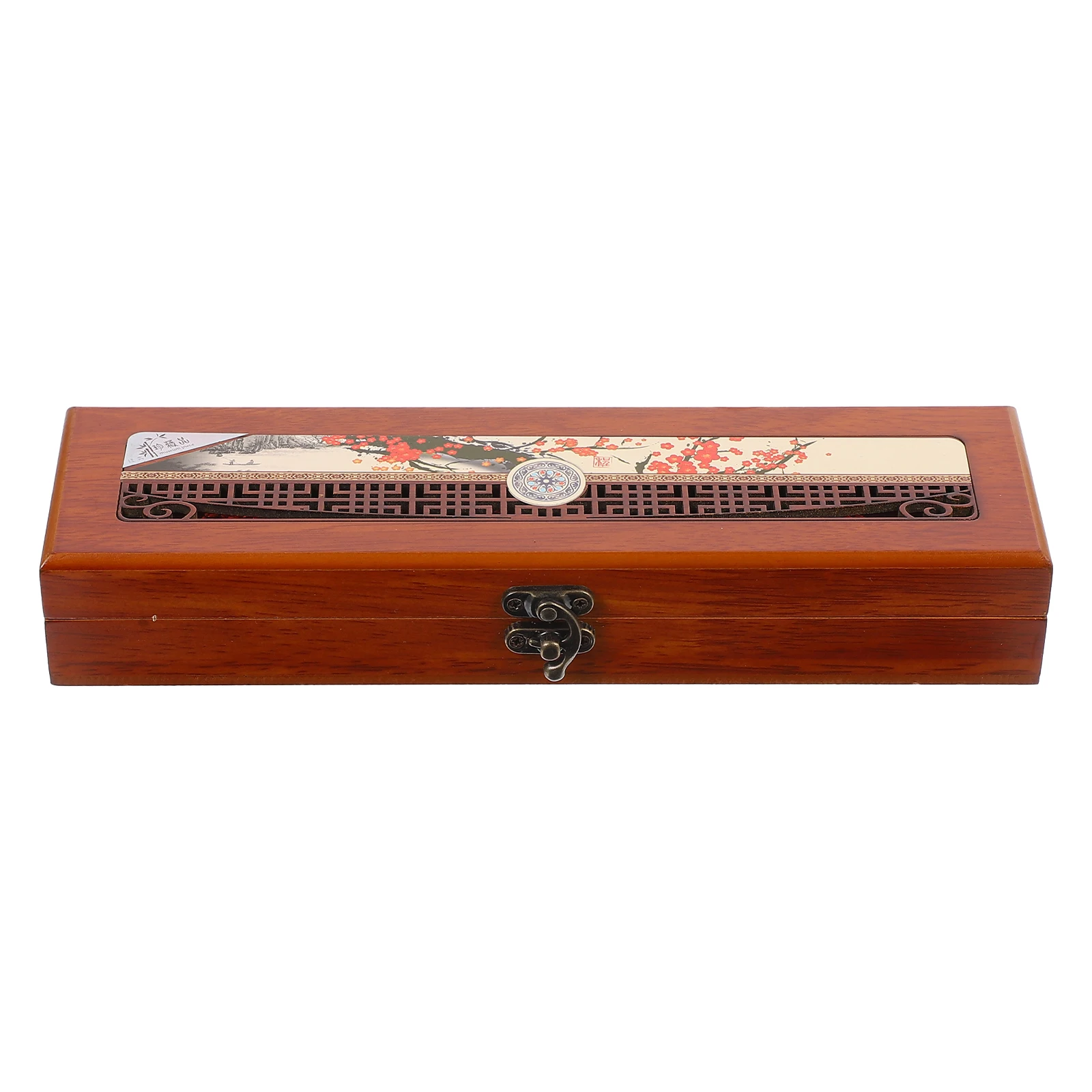

1pc Wooden Jewelry Box Storage Organizer Retro Style Gift Case Vintage Jewel Household Wooden Box for Display Accessories