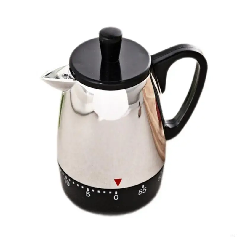 P82E Cooking Timer Clock Household Timer 60 Minutes Mechanical Timer No Batteries Required Kitchen Baking Countdown Reminder