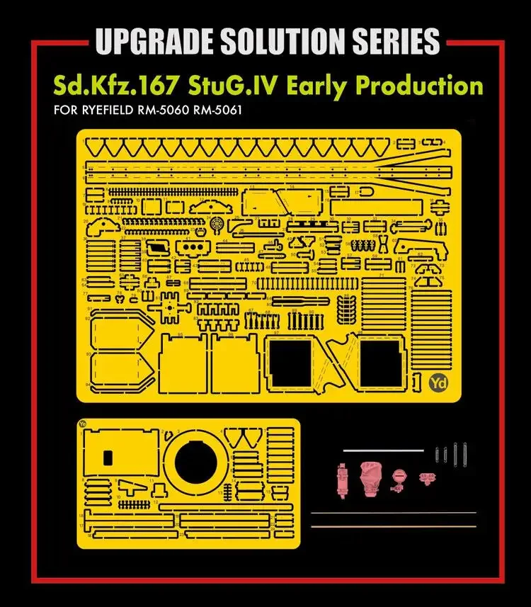 RYEFIELD RM2025 1/35 Upgrade Solution Series Sd.Kfz.167 StuG IV Early Production (for RFM5060/RFM5061)