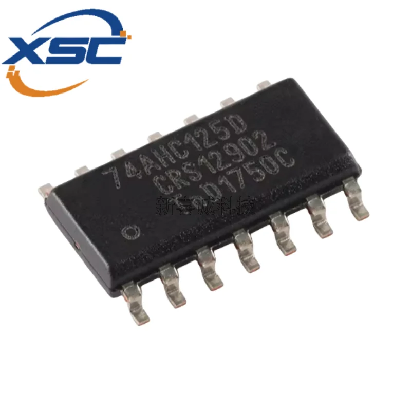 New/Original 74AHC125D,118 SOIC-14 Quad Buffer/Line Driver; Tri-State