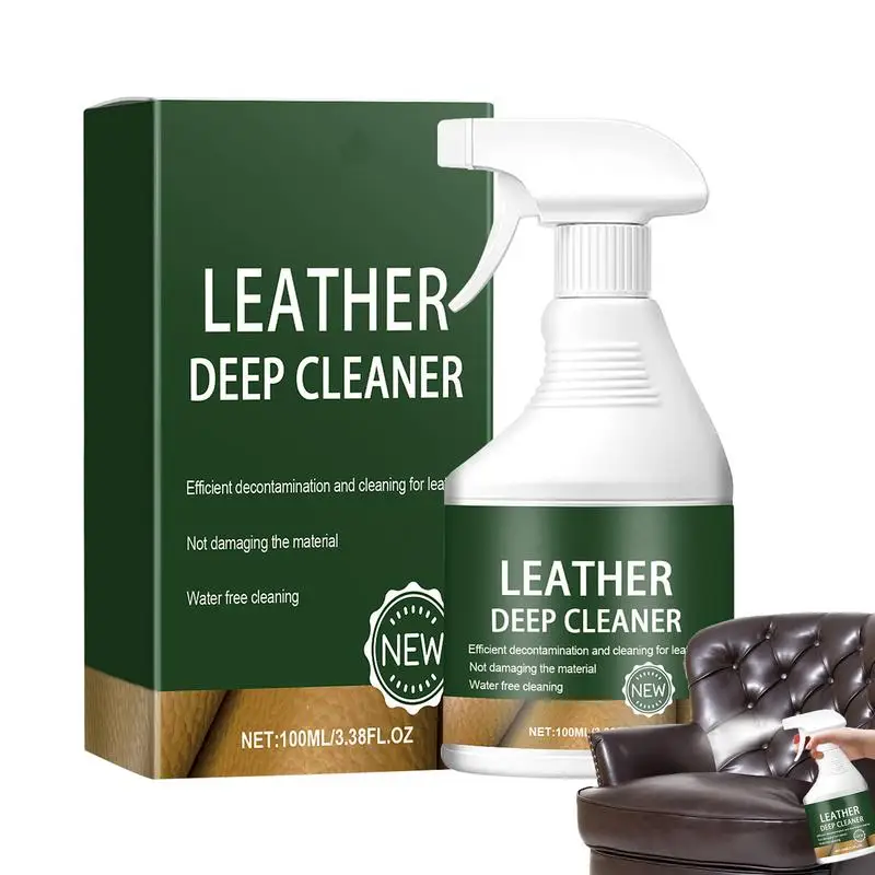 

Leather Stain Cleaner Leather Furniture Conditioner 100ml Car Leather Cleaner Spray Leather Care Spray For Leather Renovation