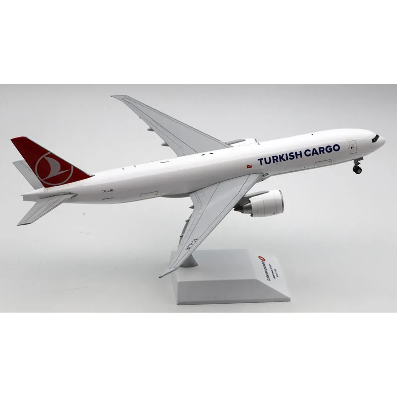 Avión coleccionable de aleación EW277L002C, regalo JC Wings1:200, Boeing de carga turco 777F, serie interactiva, modelo de avión fundido a presión, TC-LJR