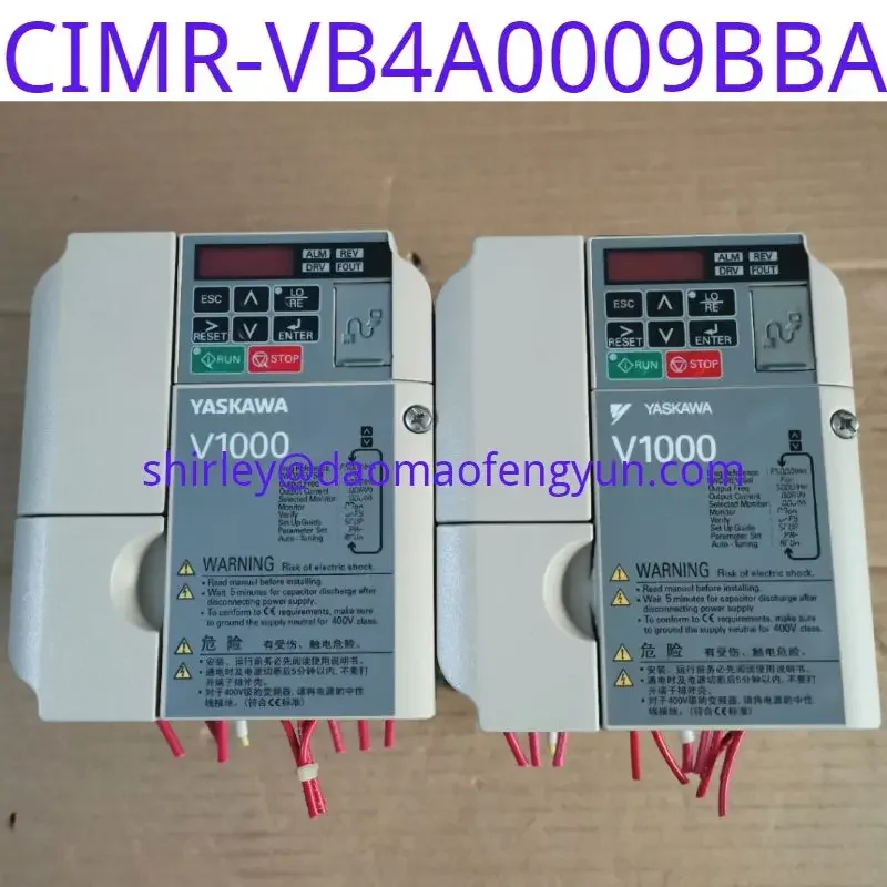 

Used Original Yaskawa V1000 series frequency converter CIMR-VB4A0009BBA 3kw/3.7KW 400V 380V