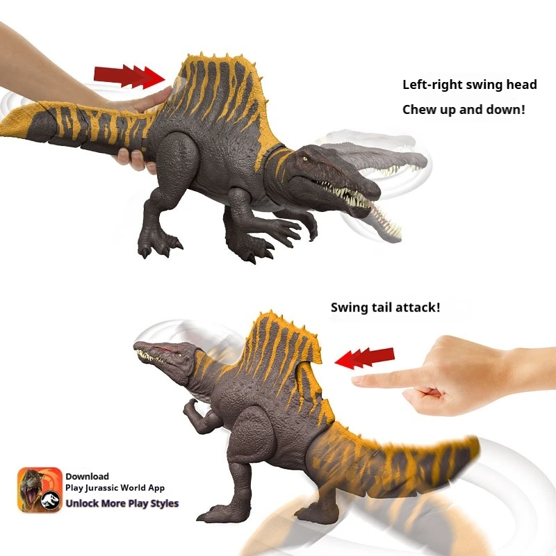Jurassic World dinosaurios juguetes Spinosaurus dinosaurio modelo película figuras de animales niños juguetes coleccionables regalo de cumpleaños