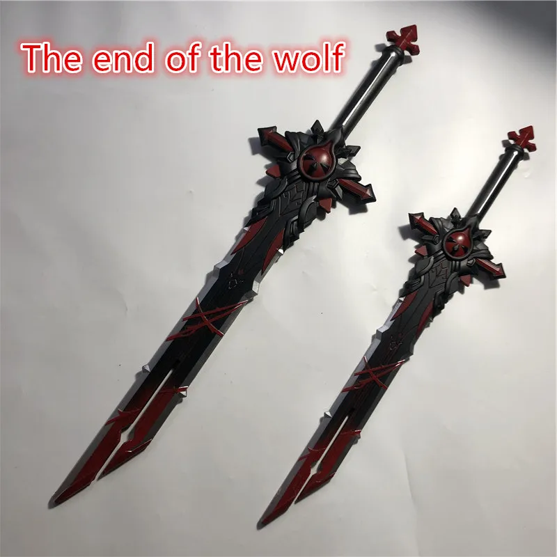 100cm Project Genshin Impact sword The end of the wolf  Knife sword cosplay Prop weapon Props Knife