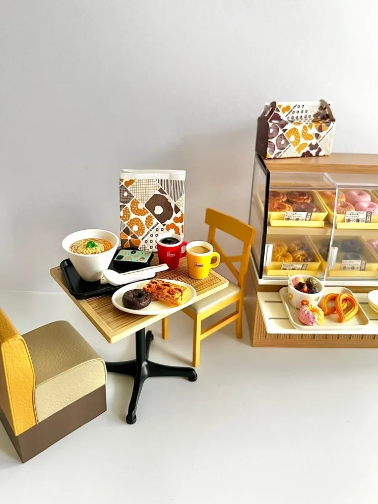 ของสะสม Re-Ment Mister Donuts รุ่น Maarui Shiawase กล่องสุ่ม ของตกแต่งจิ๋ว ฉากจำลองขนมหวานญี่ปุ่น ของขวัญ