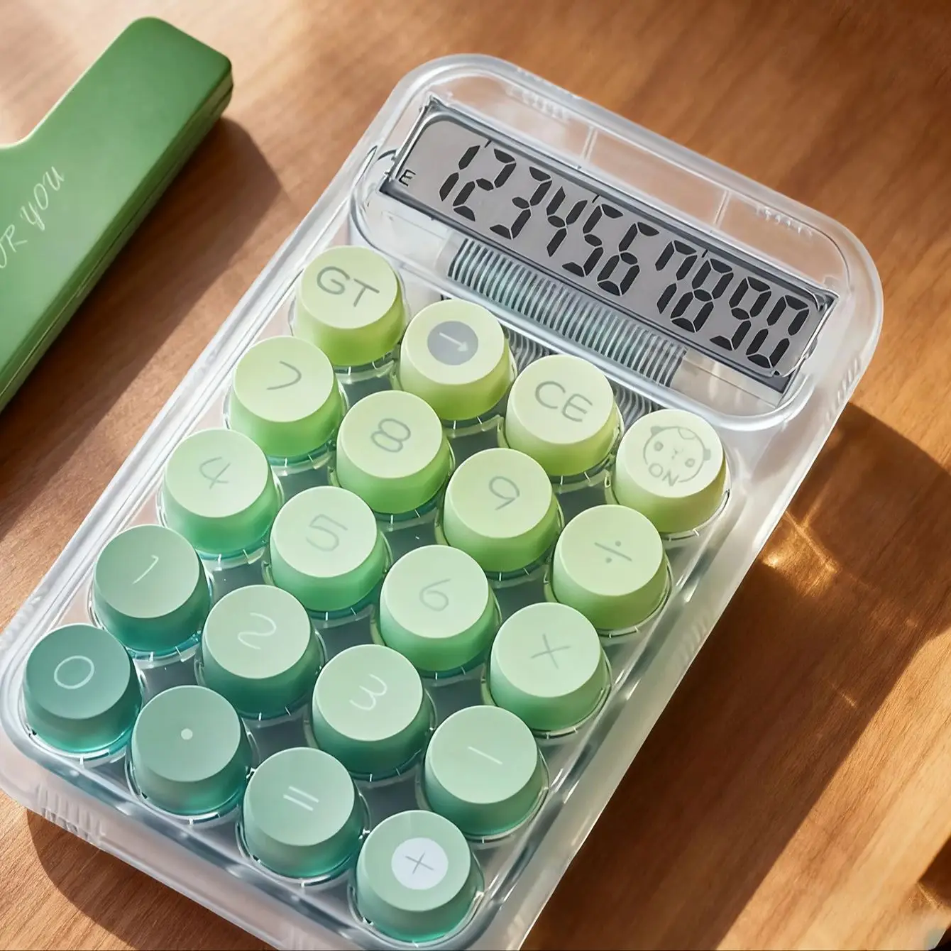 آلة حاسبة متدرجة شفافة | قيمة جاو يان + ميزة محمولة لتكيف امتحان الطالب #3