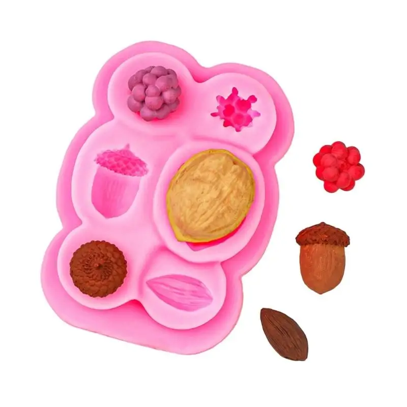 

E8BD Flowers Molds Chocolate Molds Pinecone Silicone Mould DIY Epoxy Resin Molds Baking Molds Fondant Molds Cake Molds