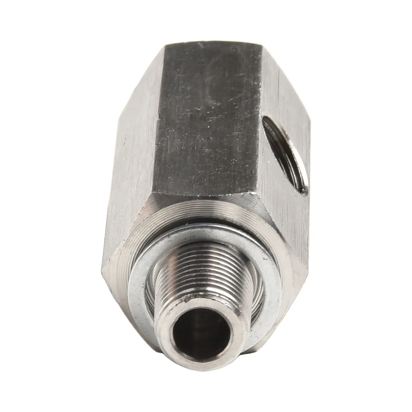 1pc Turbo Adapter Fitting Gauge Tee to NPT Feed Oil Pressure 1/8inch Accessories Sensor Stainless steel Portable Useful