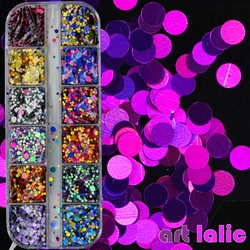 Glitter powder for nail art, Chameleon glitter, glitter powder, nail polish, manicure tool, 1 box