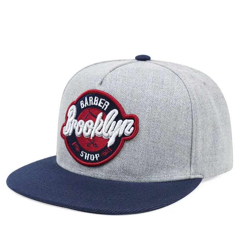 BROOKLYN Letter Embroidered Snapback Cap Men Fashion Cotton% Hat Adjusted Outdoor Sport Leisure Hats Hip Hop Baseball Caps