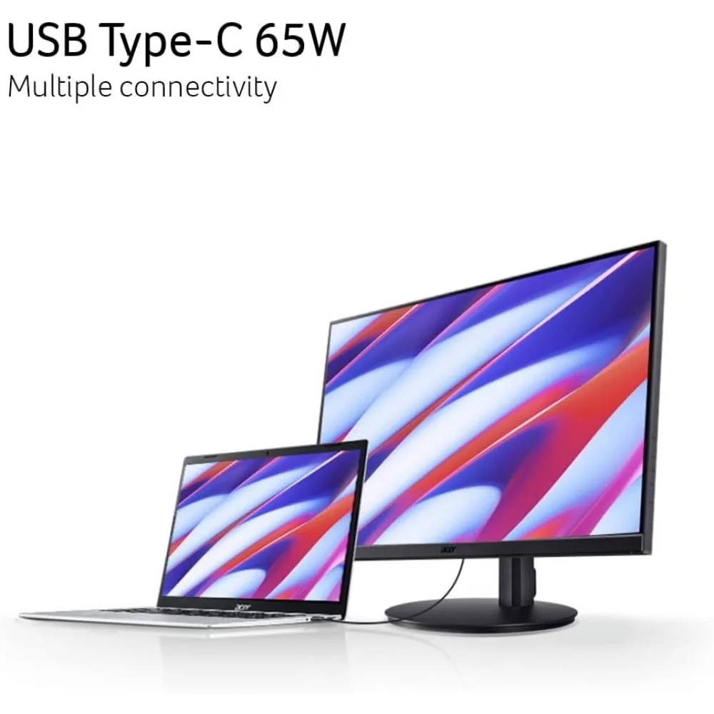 SH272U Ebmiphux 27 "WQHD 2560x1440 rumah kantor Monitor ultra-tipis AMD FreeSync 1ms VRB 100Hz nol tinggi bingkai