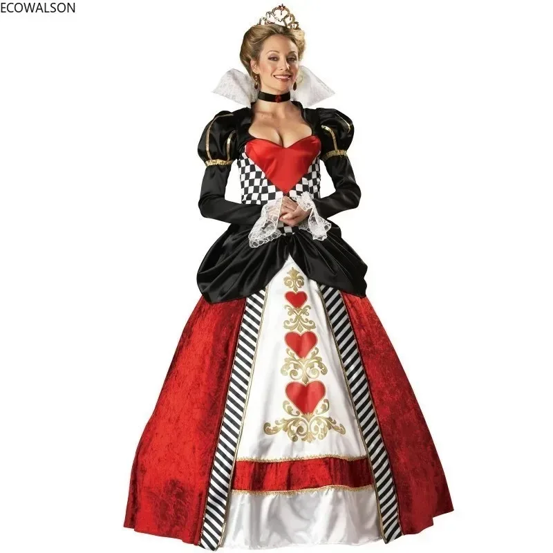 

Sexy Alice in Wonderland Queen of Hearts Costume extra vagant queen costumes Women Halloween Costumes for women