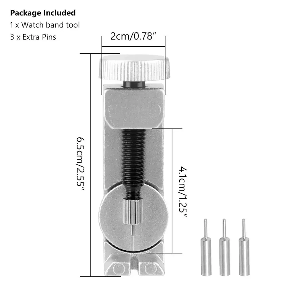 All Metal Adjustable Watch tool For apple samsung watch Adjustable Remover Kit Metal Strap Bracelet Link Pin Repair Tool