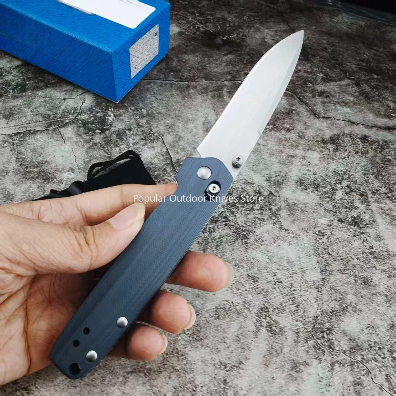 

Тактический складной нож Bushcraft Camping Outdoor 485 EDC с рукоятью G-10, многофункциональный, для выживания, подарок