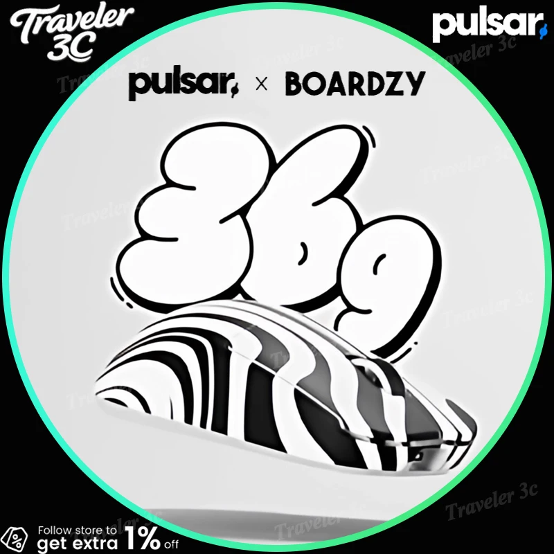 

Pulsar Prox Series Wireless Gaming Mouse NO X2CL-Boardzy 36g Lightweight 8K XS-1 Sensor 8K 750IPS Adjustable LOD Pulsar Boardzy
