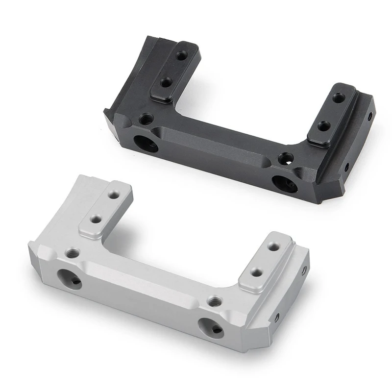 FBIL-Aluminum Alloy Front Bumper Mount Servo Stand For 1/10 RC Crawler Axial SCX10 II AX90046 90046 90047 Upgrade Part