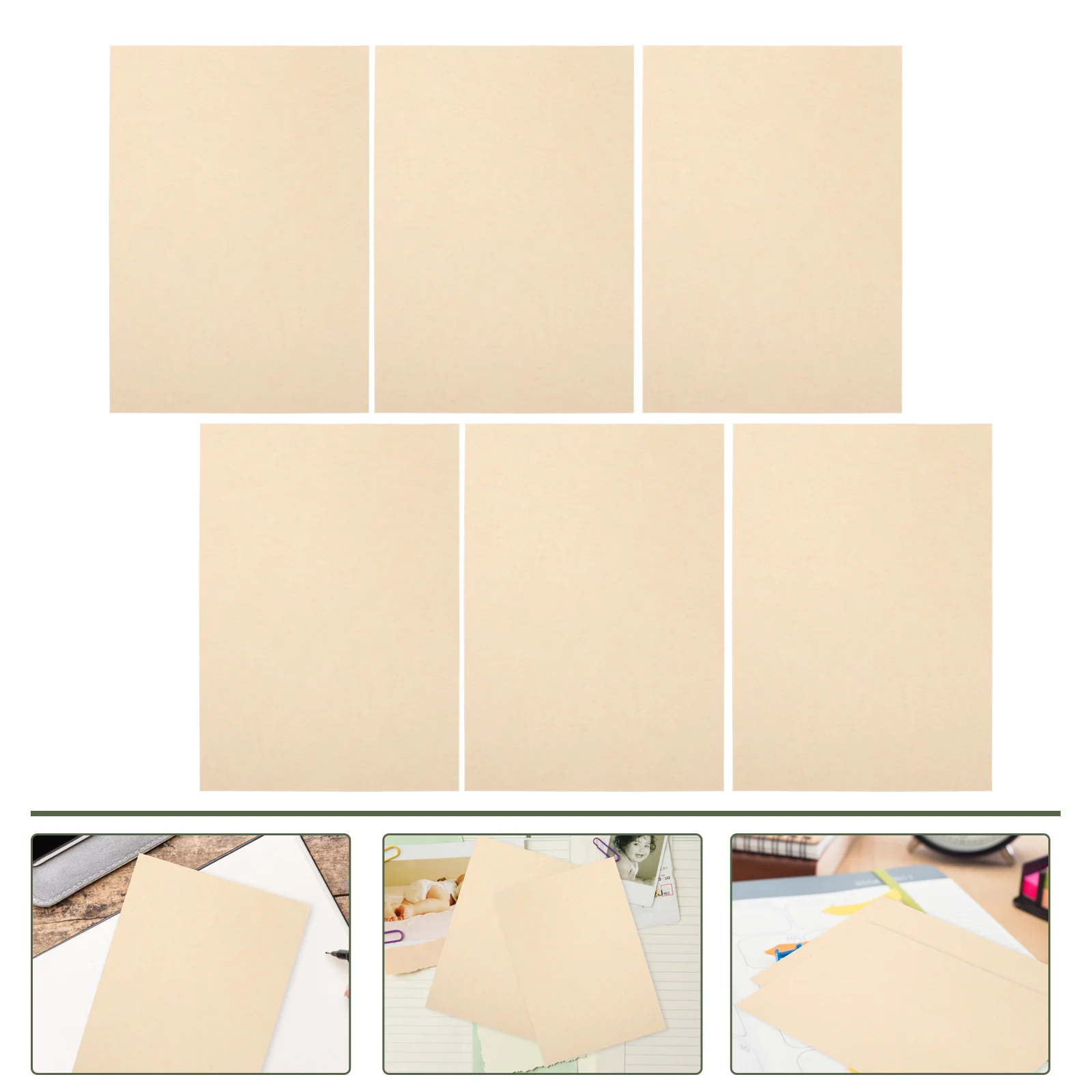 

10 Pcs Parchment Writing Paper Old for Shell Fashion Vintage Letters Aged