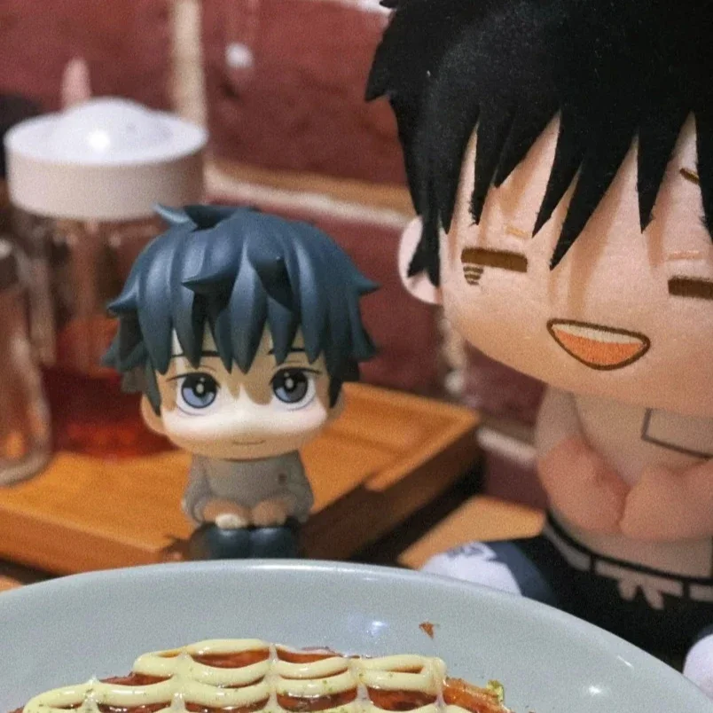 Jujutsu kaisen mini figuras geto suguru okkotsu yuta figura de ação 10cm estatueta q versão anime modelo pvc coleção brinquedo estátua