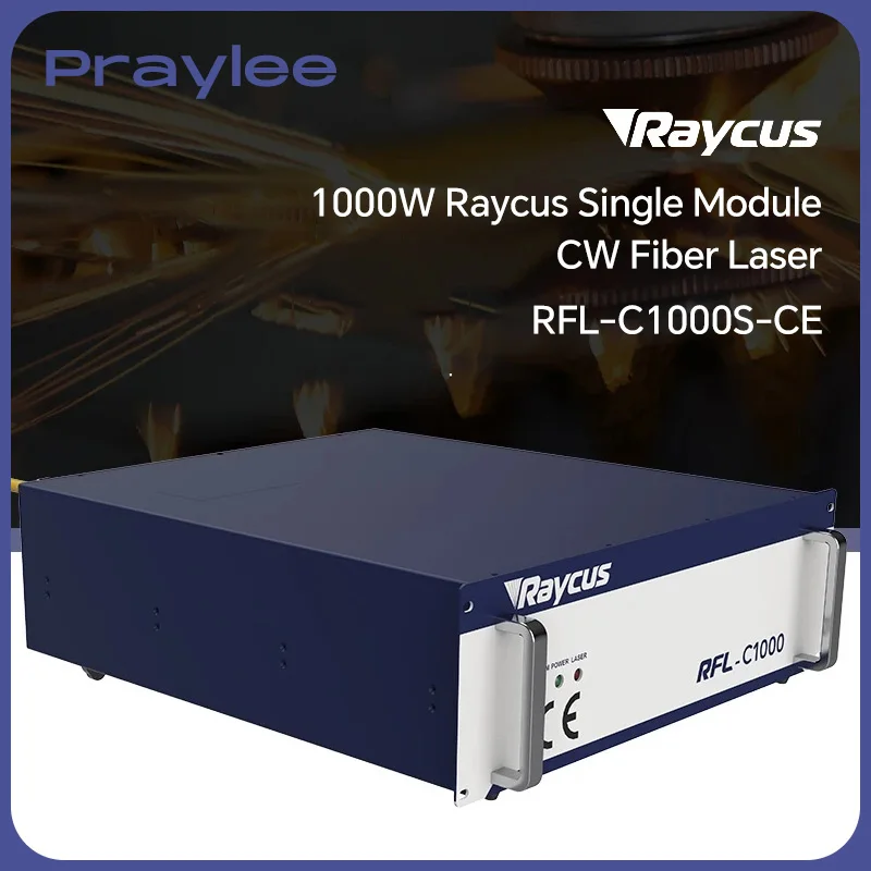 

Raycus Fiber Laser Source 1000W Original RFL-C1000S-CE Single Module CW Laser Cutting Source for Fiber Cutting Machine