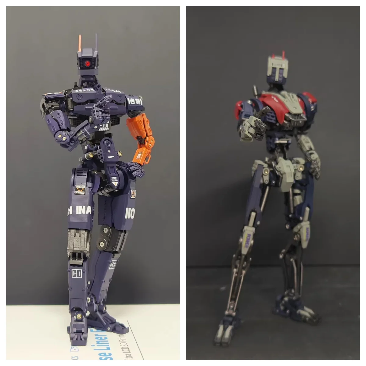 

20CM 3D Printed Chappie Actiong Figure Desktop Decoration Model Painted Model Transformable Toy Model Gift