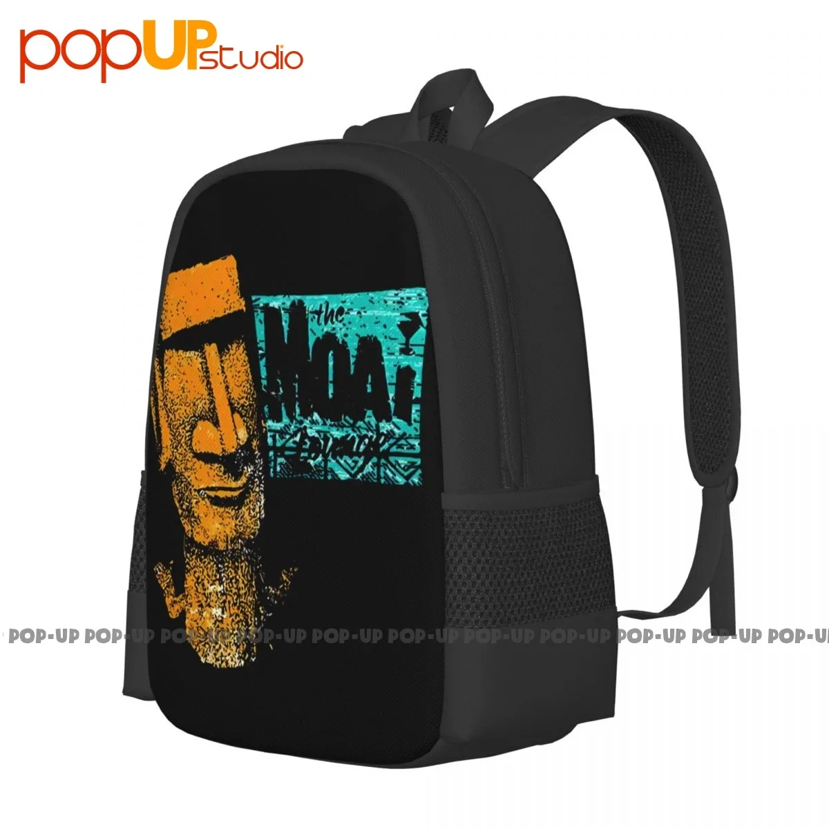 Tiki Bar Moai Totem Rapa Nui Easter Island Statue Backpack Large Capacity Print Portable Storage Bag Riding Backpack