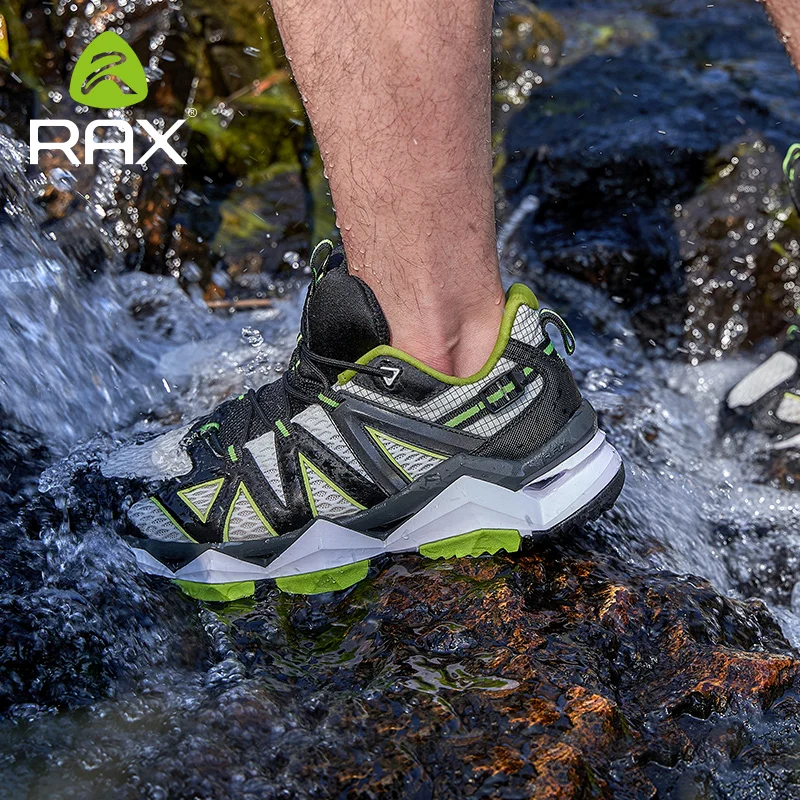 Rax Waterproof Hiking Shoes Outdoor Aqua Water Breathable Trekking Shoes Camping Boots Hunting Boots Outdoor Sports Sneakers