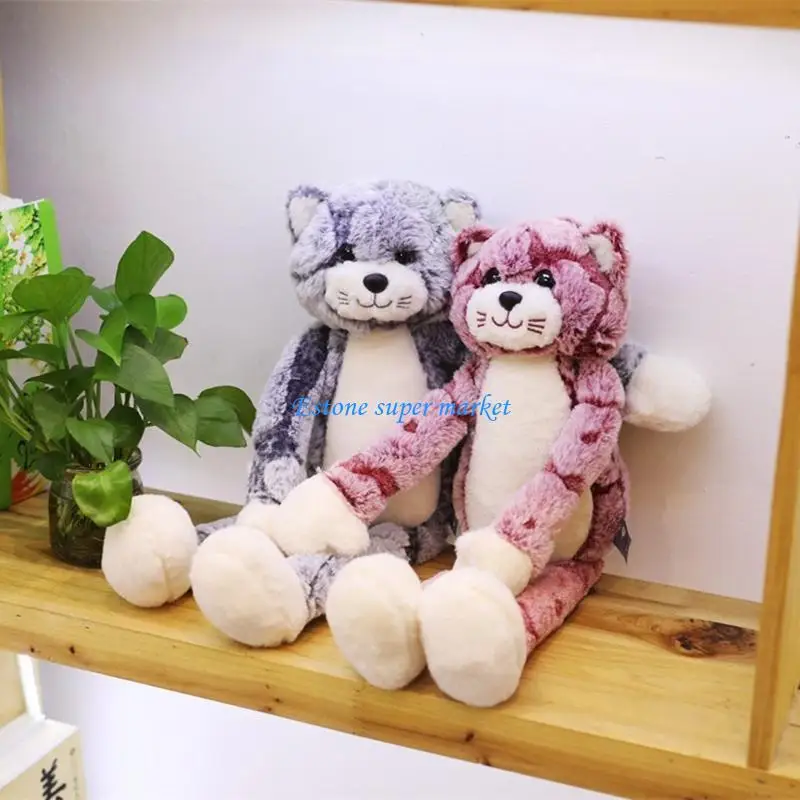 

090B Plush Figure Toy for Doll with Long Leg Stuffed Animal Pillow Sofa Office New Year Ornament Women Girl Figu