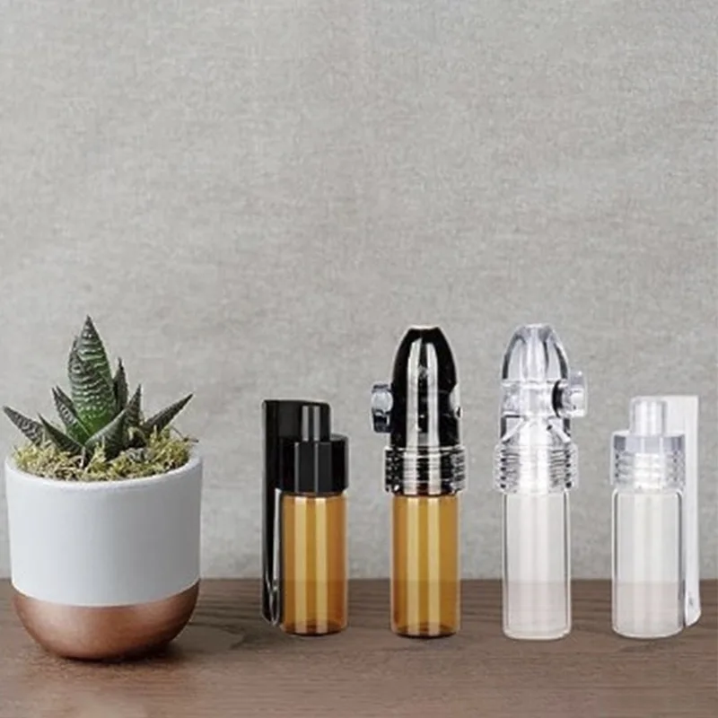 4 قطعة موزع مسحوق زجاجي صندوق حبوب مع قمع موزع مسحوق التوابل السفر المحمولة تخزين زجاجات شفافة قابلة لإعادة الملء #3