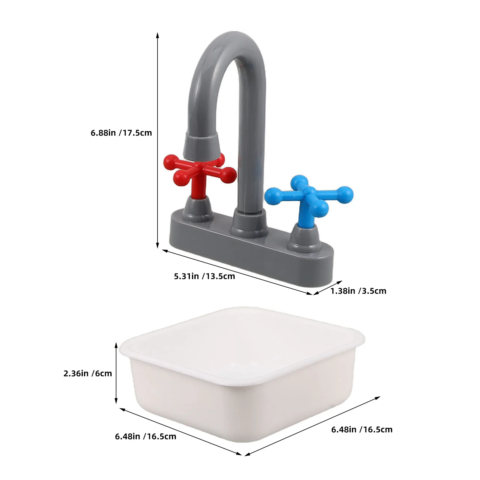 Ensemble de cuisine pour enfants, évier, robinet en plastique réaliste, Portable, accessoires de cuisine, jouet pour enfants, 1 ensemble