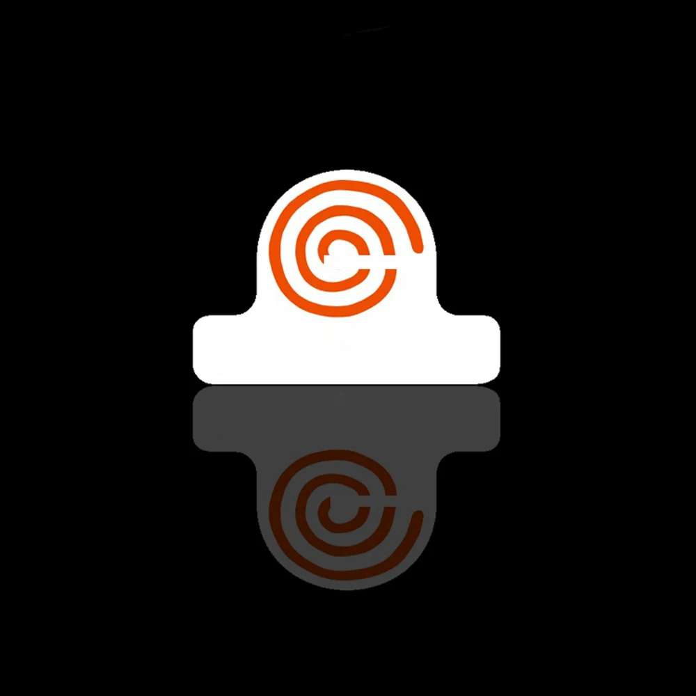 علامة بلاستيكية ستيكر ل Sega لقذيفة لعبة دريم كاست