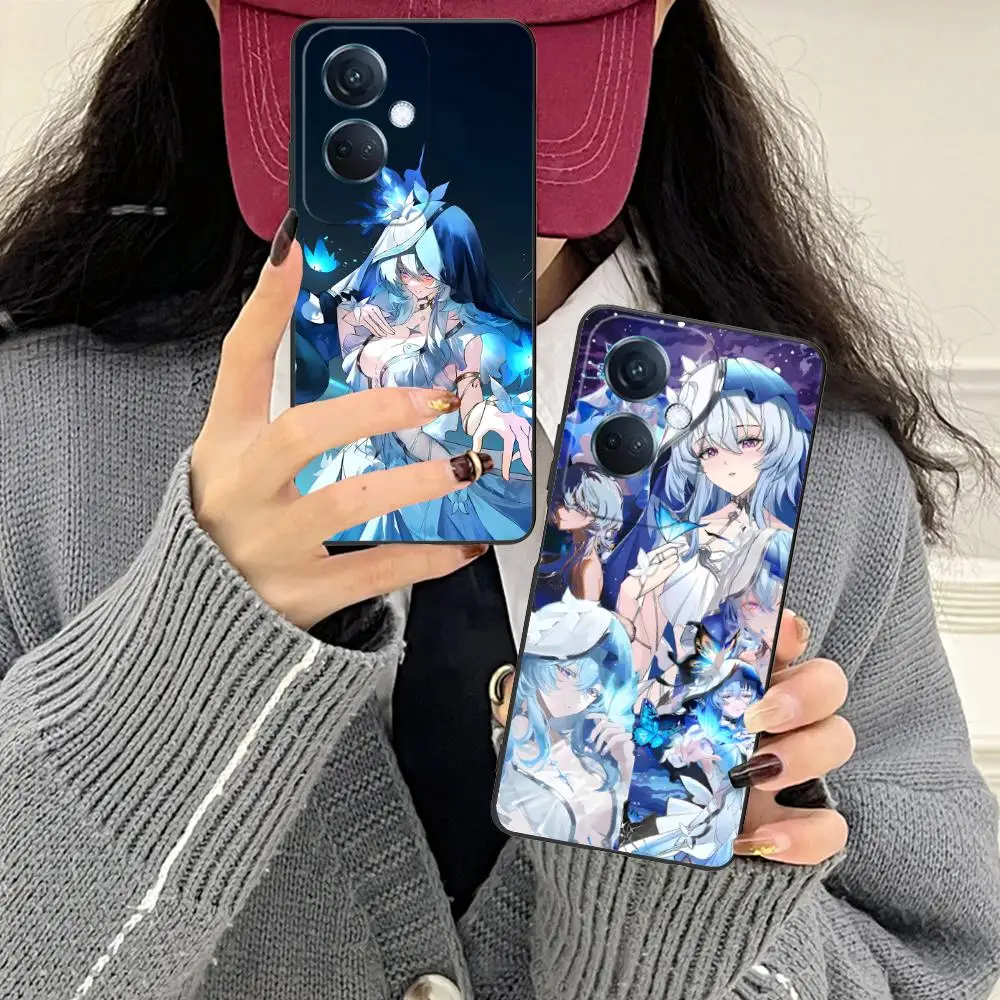 Wuthering موجات Shorekeeper جراب هاتف ل ممن لهم رينو 14 13 12 11 10 9 8 7 6 5 F T Pro 5G غطاء الطباعة الملونة غطاء فاخر #5