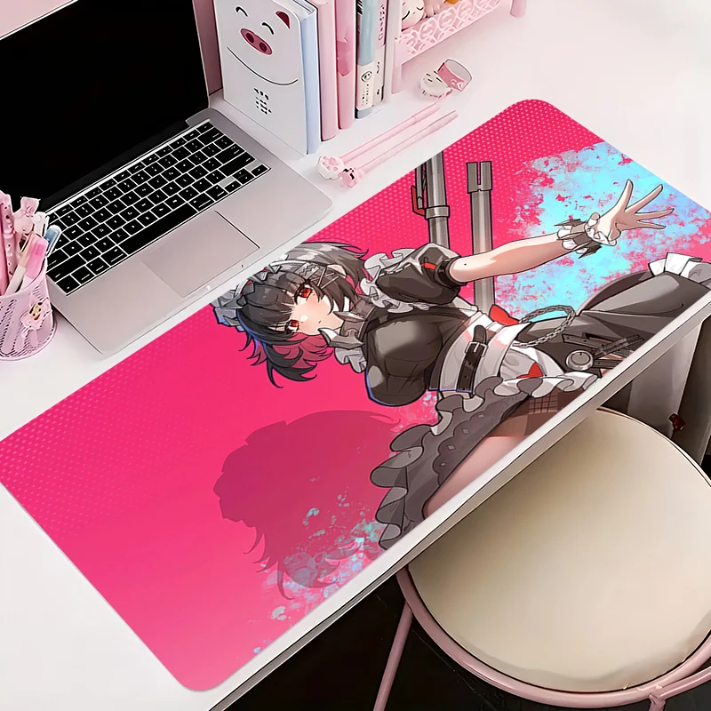 Mousepad pc acessórios de jogos armário de computador tapete estendido antiderrapante mouse pad teclado z-zenless zona zero tapete de mesa de escritório