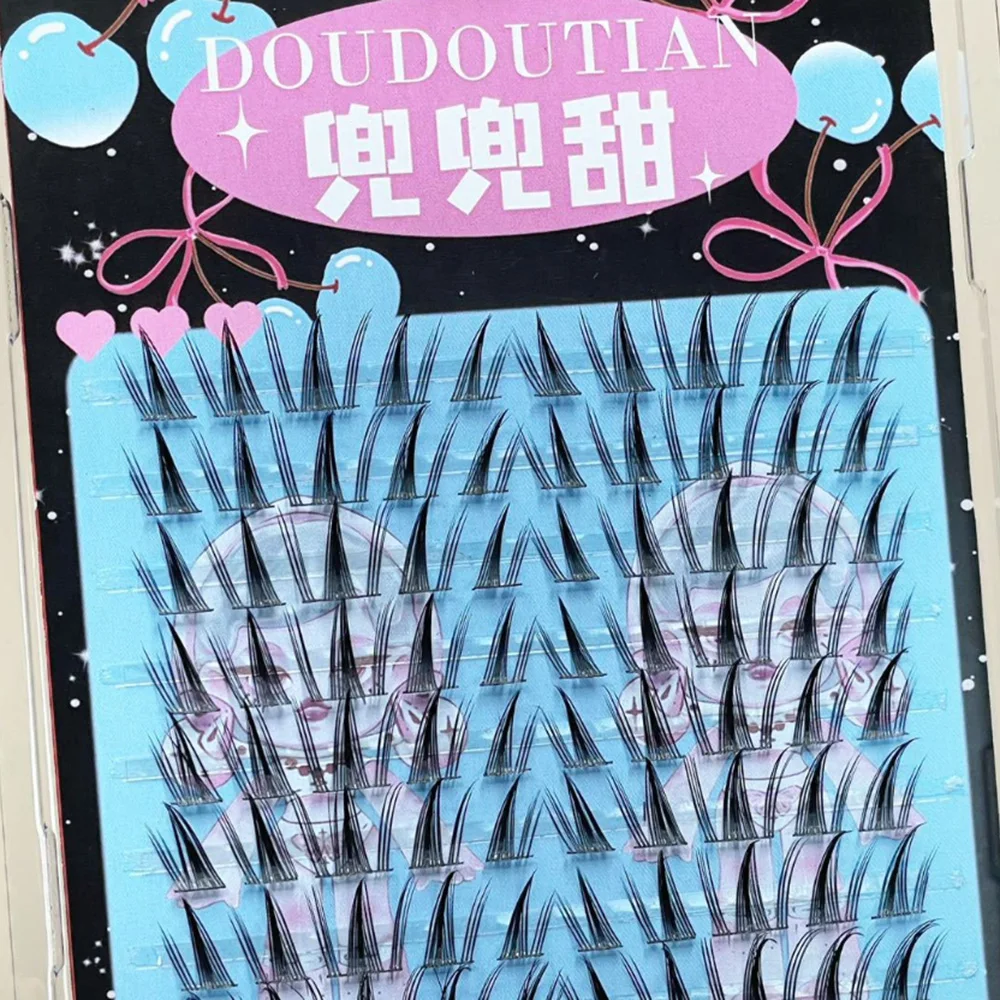 20 Rijen Koreaanse Lagere & Valse Wimpers Set Natuurlijke Manga Wimpers De Luie Clusters Wimpers Gesegmenteerde Nep Wimpers Makeup Tools