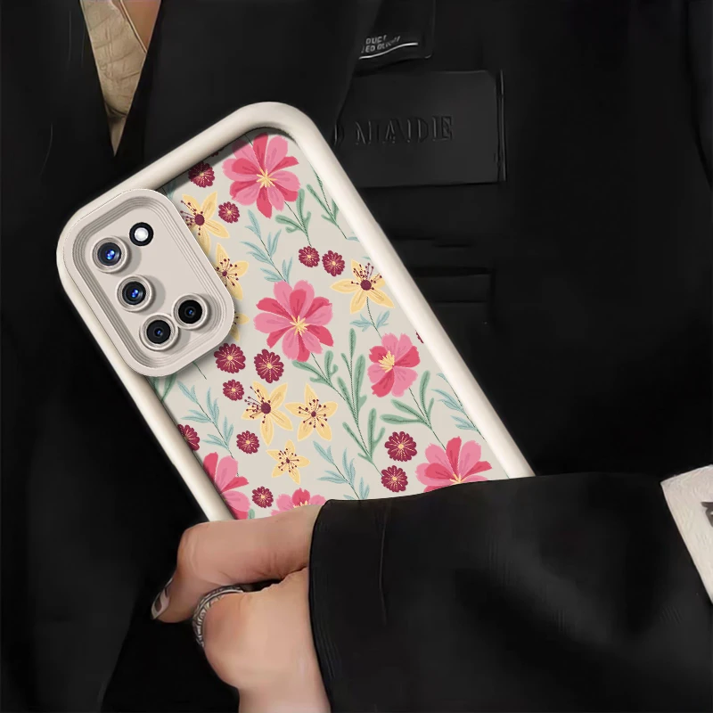 Voor Pixel 9 Pro XL Zachte Siliconen Matte Telefoon Case Voor Google Pixel 9 8A 7A 7 8 Pro Luxe bloem Patroon Beschermhoes