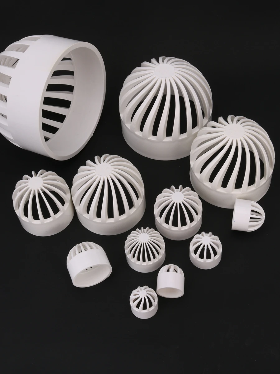 Bouchon respirant pour tuyau en PVC blanc, 20 ~ 110mm, raccords de ventilation pour réservoir de poisson, bouchon de conduit d'air, filtre à eau, Filtration d'impuretés