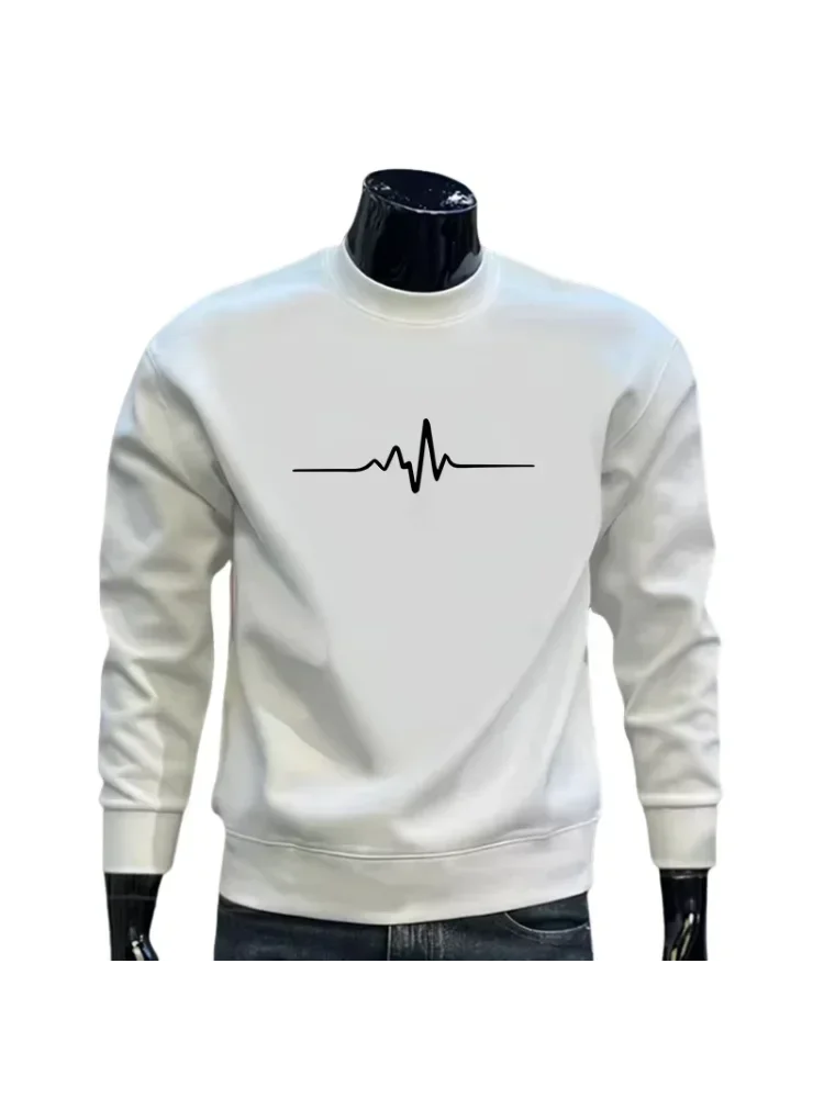 Sweat-shirt col rond imprimé pour homme, vêtement de sport populaire, décontracté, de haute qualité, pour Jogging, simplicité quotidienne, offre spéciale, automne et hiver