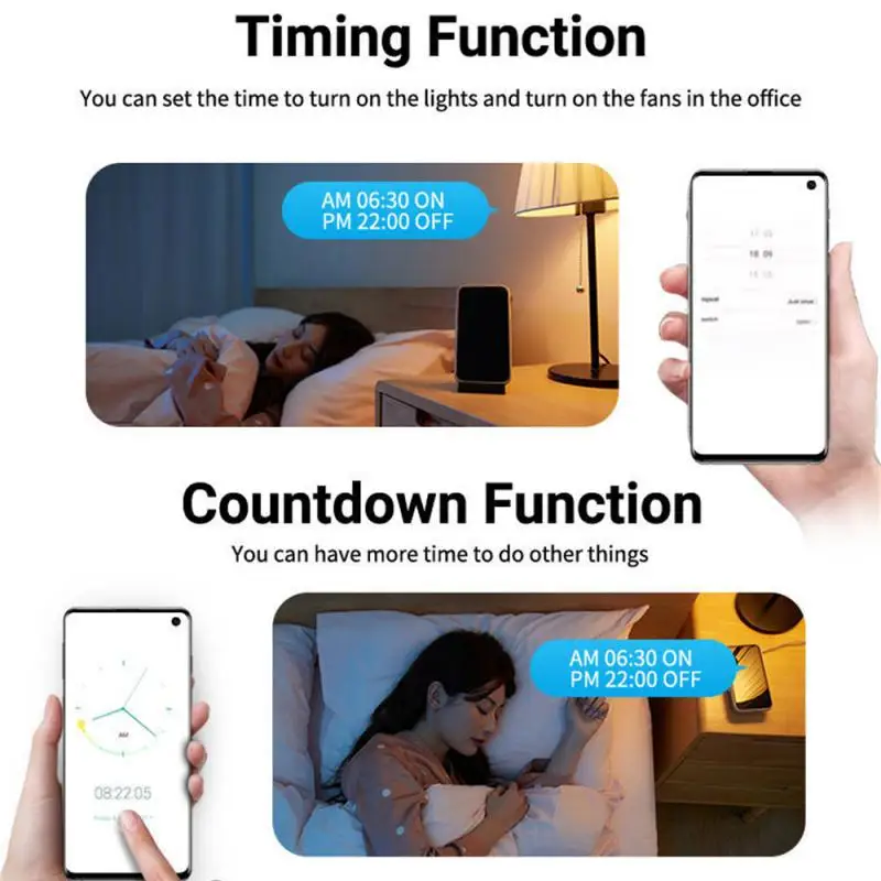 Smart Mini 16A WiFi Switch for Controlling Lights and Appliances