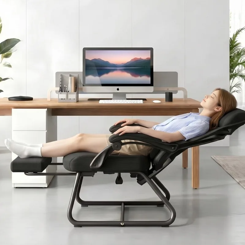 Office chair Household simplee-sports chair with backrest Office nap dual-purpose chairReclining student dormitory writing chair