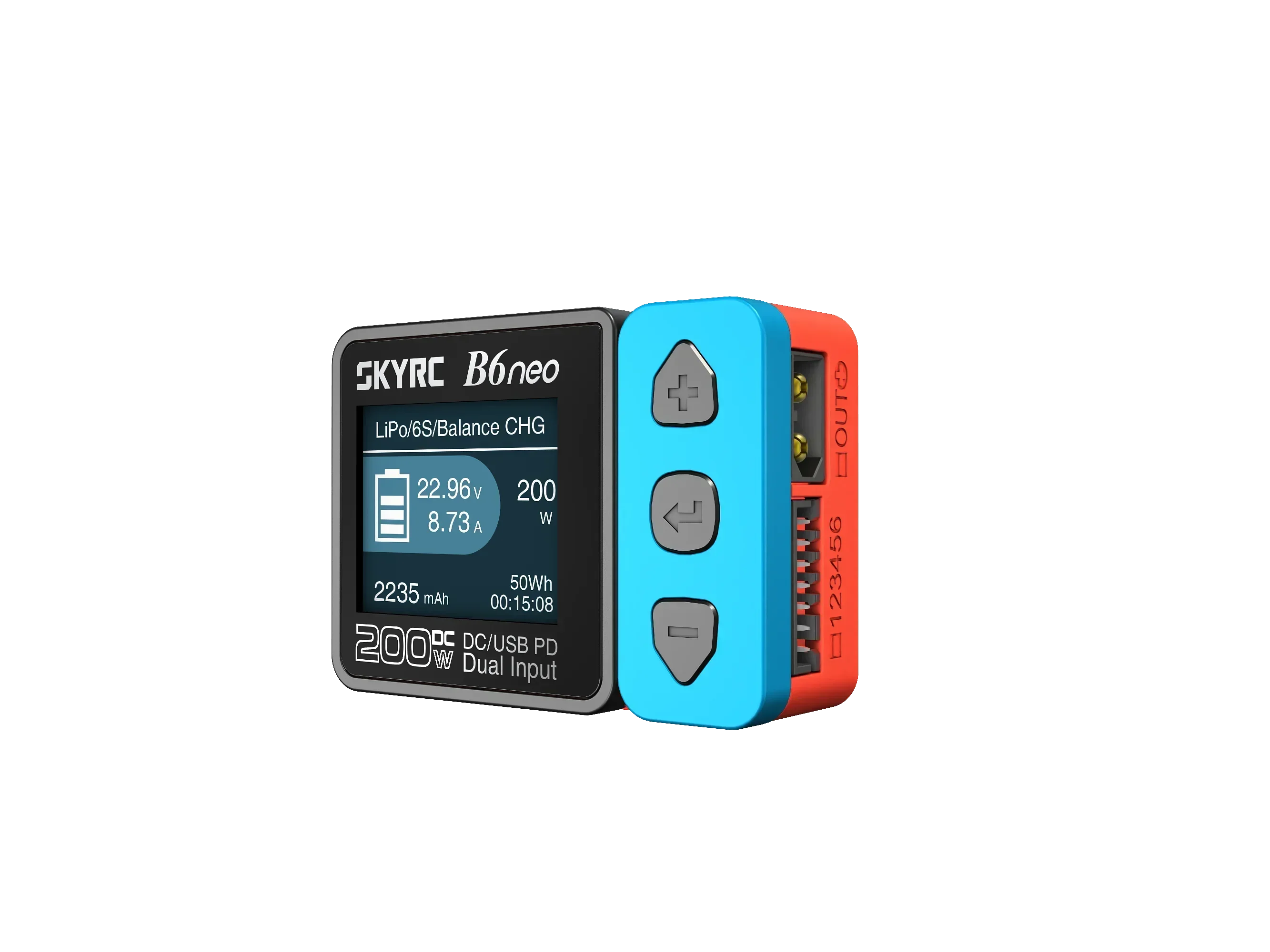 SKYRC B6neo Smart Charger DC 200W PD 80W Lipo Battery Balance Charger Discharger for RC Car Airplane FPV Drone Boat SK-100198