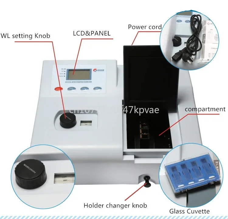 Laboratory UV-Vis Spectrophotometer - Models 721N, 722N, 752N