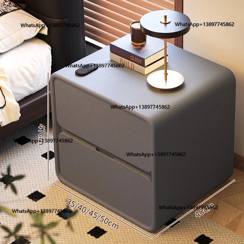 

Peiqi Low Coffee Nightstand Bedroom Drawers Luxury Storage Wood Bedside Table Nordic Trendy Coffee Mesitas De Noche Salon Furnit