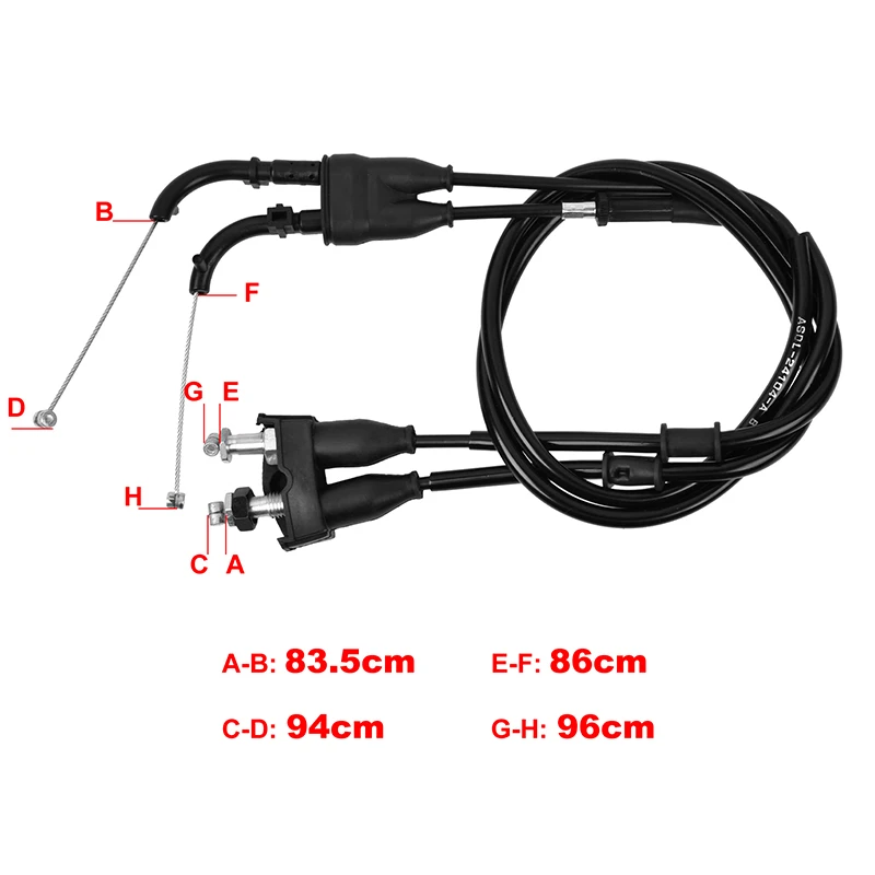 

Motorcycle Adjustable Clutch Control Cable and Throttle Oil Cable Line Wires For YAMAHA YZ450F YZ 450 F YZ450 2011 2012 2013