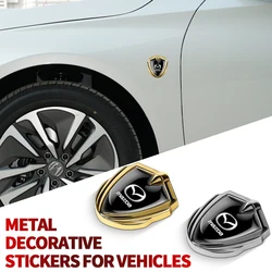 1PCS 3D Metal Shield Emblem Car Side Fender Body Trunk Badge Sticker Accessorie For For Mazda 3 CX5 6 2 Axela BK GH CX3 CX30 MX5